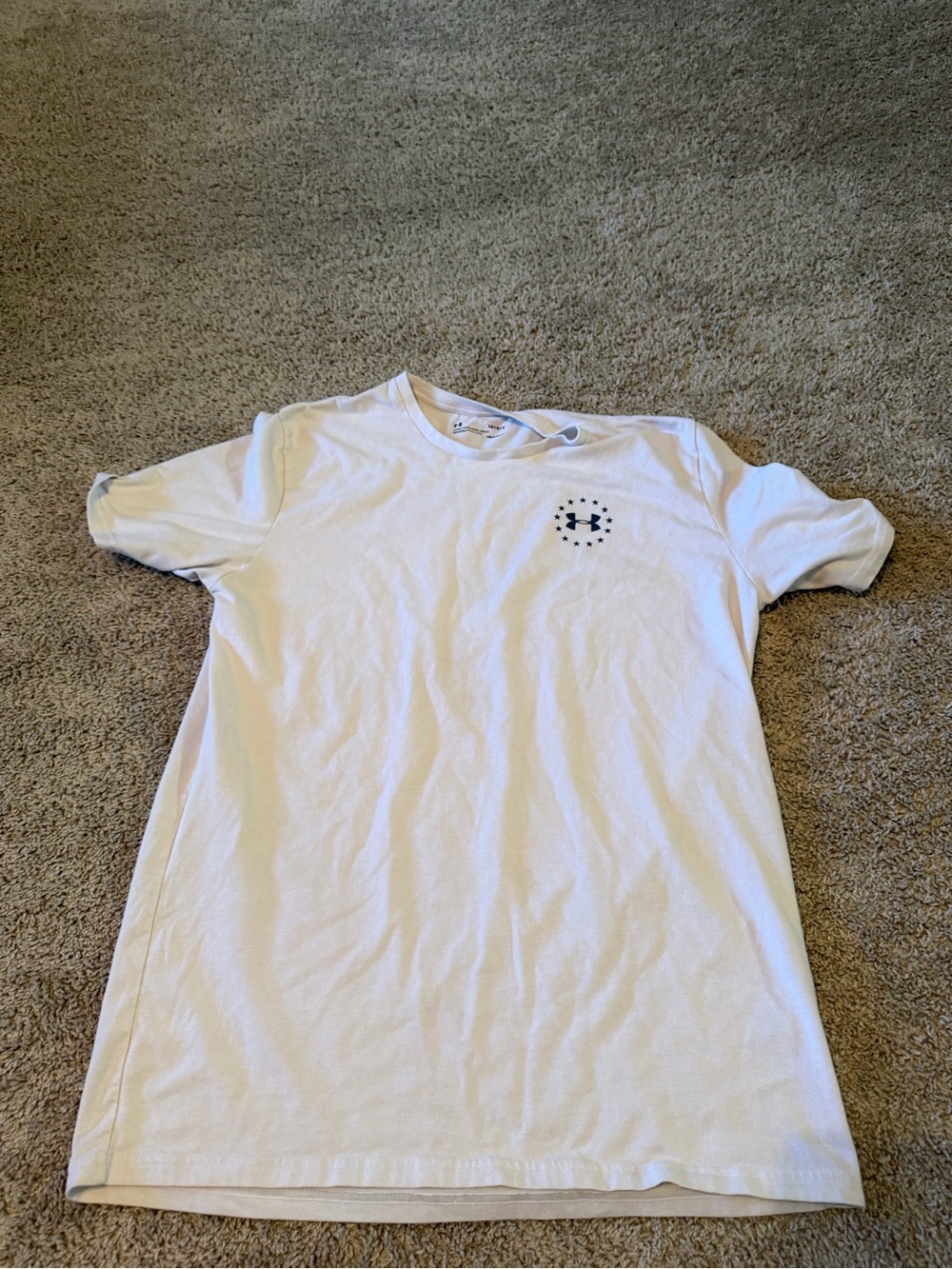 LG Men’s White Short Sleeve Logo Tee